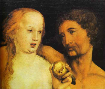 Adam and Eve (1517, Holbein)