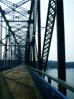 Chain of Rocks Bridge ~ Looking toward MO