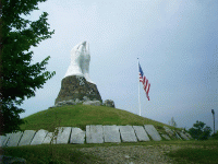 Statue, Praying Hands, Webb City, MO