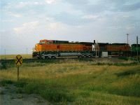 BNSF Locomotive, US 2, MT